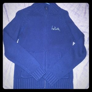 hollister zip up sweater